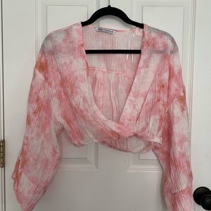 ZARA pink top!